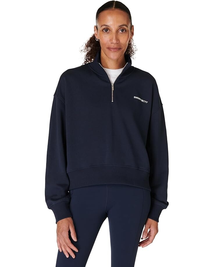 Толстовка Sweaty Betty Revive Crop Half Zip, цвет Navy Blue
Толстовка Sweaty Betty Revive Crop Half Zip, цвет Navy Blue