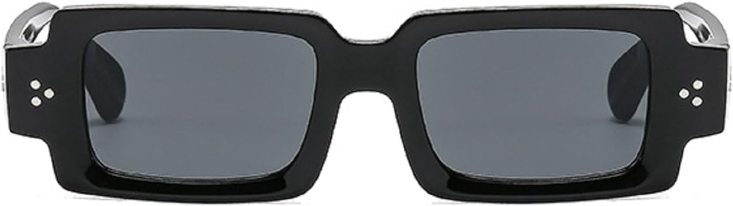 Ретро-солнцезащитные очки маленького прямоугольного размера для женщин с заклепками, сине-желтые оттенки, модные мужские солнцезащитные очки в толстой оправе с защитой от УФ-излучения N47 mincl, Black
Ретро-солнцезащитные очки маленького прямоугольного размера для женщин с заклепками, сине-желтые оттенки, модные мужские солнцезащитные очки в толстой оправе с защитой от УФ-излучения N47 mincl, Black