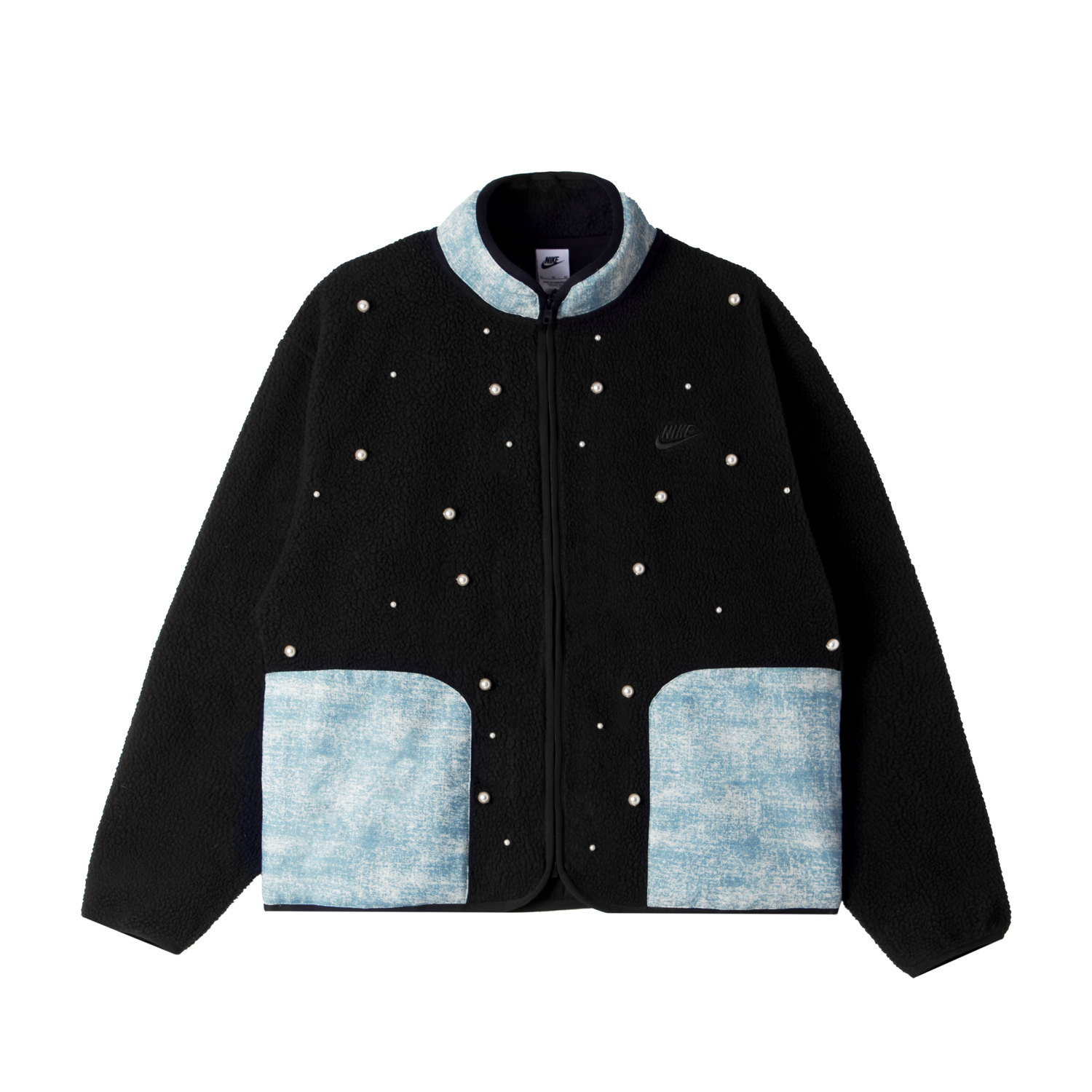 Nike Мужской бархатный пиджак, черный, с воротником-стойкой, средней высоты
Nike Мужской бархатный пиджак, черный, с воротником-стойкой, средней высоты