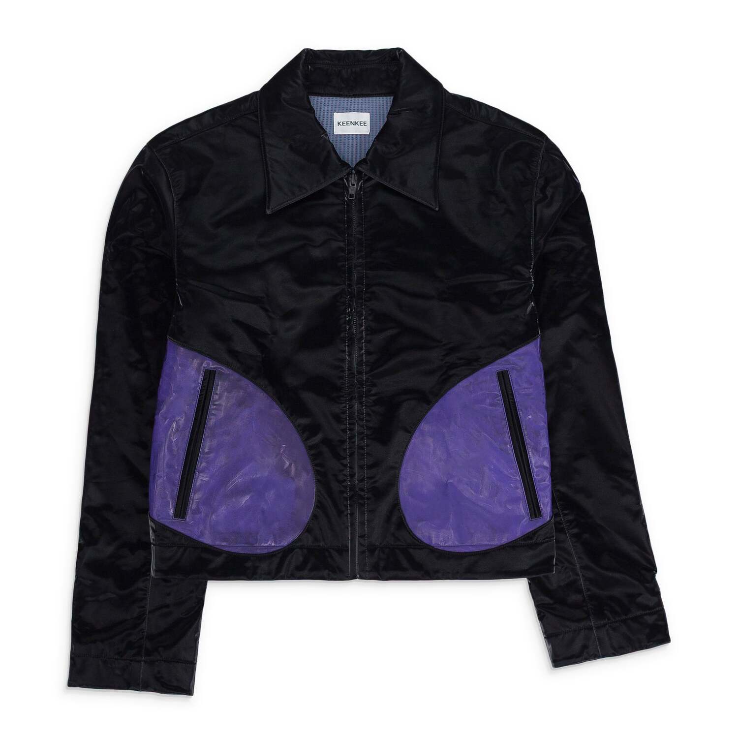 Черно-фиолетовая куртка Eyes Keenkeee 
Черно-фиолетовая куртка Eyes Keenkeee