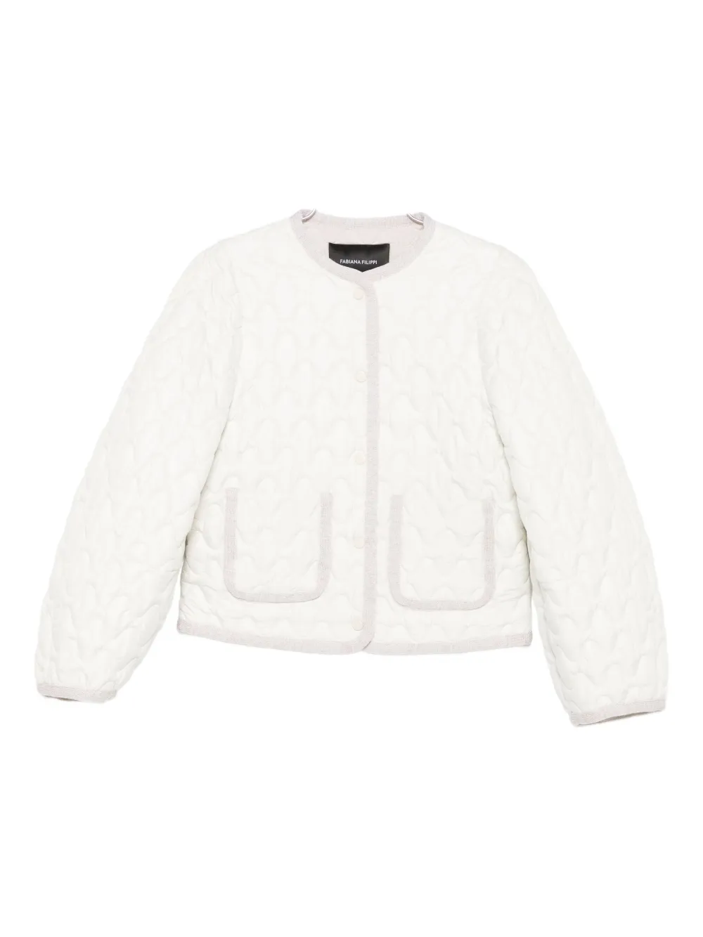 Стеганая куртка с карманами Fabiana Filippi, белый
Стеганая куртка с карманами Fabiana Filippi, белый