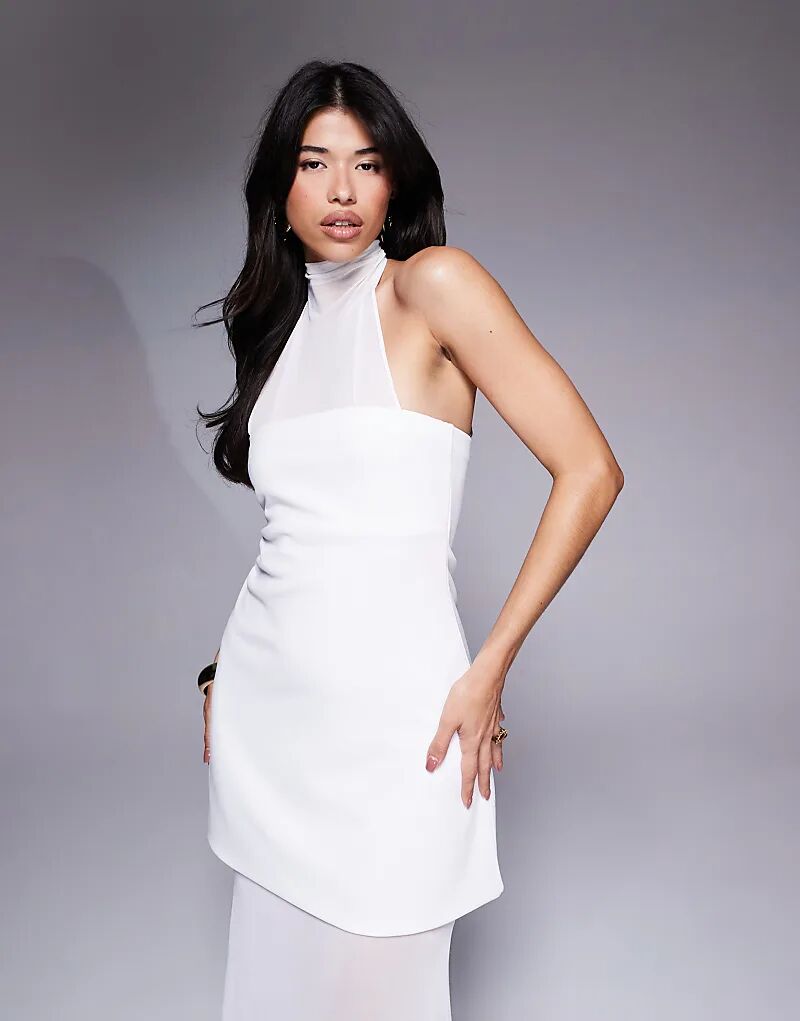 Платье макси ASOS DESIGN с лифом, прозрачной юбкой и вырезом халтер, кремового цвета
Платье макси ASOS DESIGN с лифом, прозрачной юбкой и вырезом халтер, кремового цвета