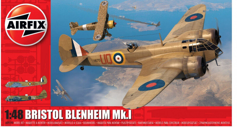 Комплект модели Bristol Blenheim Mk.1 в масштабе 1/48. Airfix
Комплект модели Bristol Blenheim Mk.1 в масштабе 1/48. Airfix