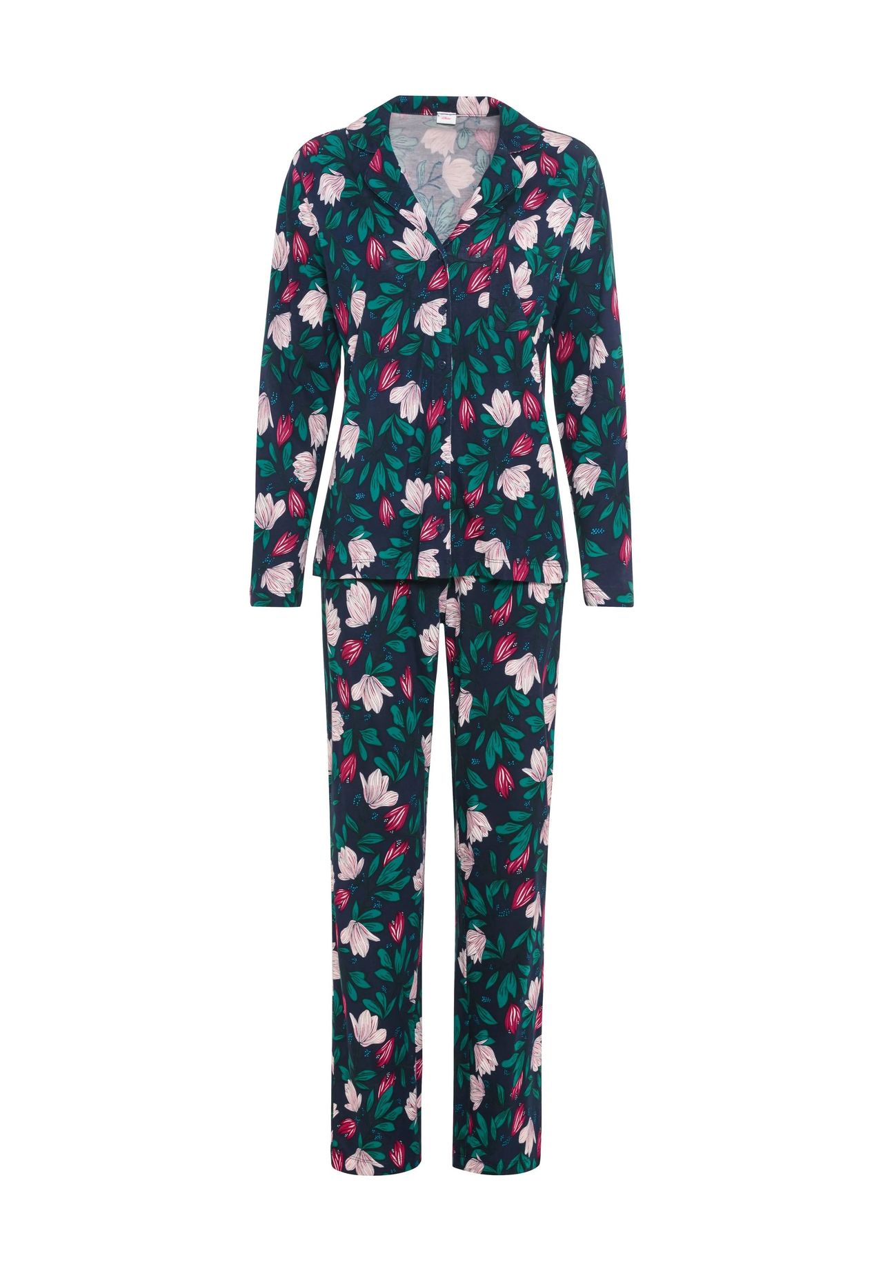 Женская хлопковая пижама Perfect Nights с нагрудным карманом S.Oliver, цвет 28304 Dkflower Aop
Женская хлопковая пижама Perfect Nights с нагрудным карманом S.Oliver, цвет 28304 Dkflower Aop