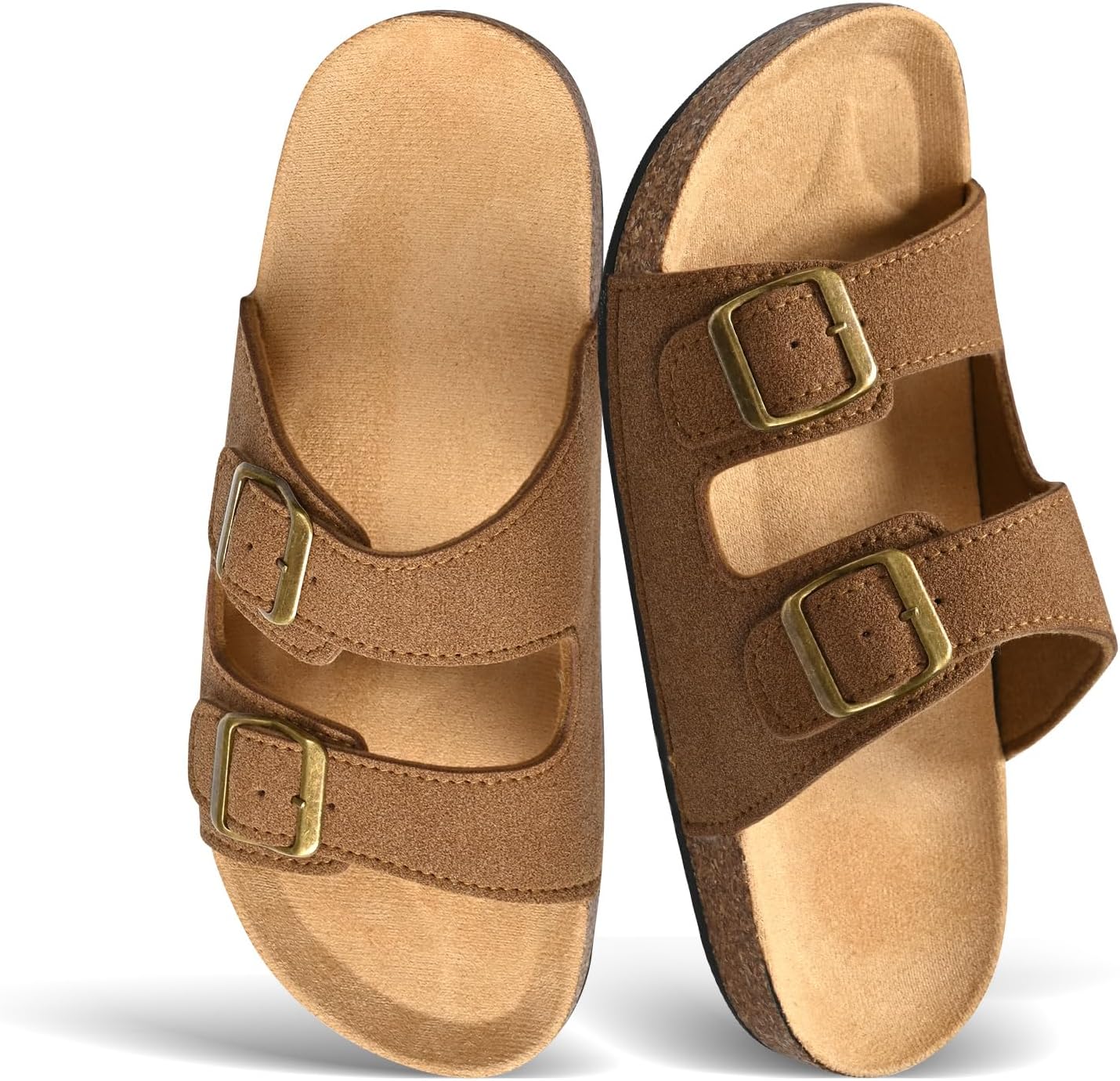 Сандалии sfn с пробковой стелькой для мужчин и женщин, с поддержкой свода стопы, регулируемой пряжкой, летние шлепанцы, амортизирующая противоскользящая подошва, черные/темно-коричневые/слоновая кость Slunza
Сандалии sfn с пробковой стелькой для мужчин и женщин, с поддержкой свода стопы, регулируемой пряжкой, летние шлепанцы, амортизирующая противоскользящая подошва, черные/темно-коричневые/слоновая кость Slunza