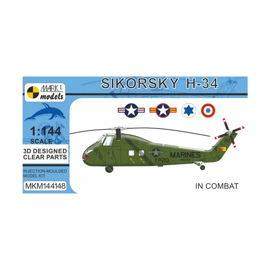 Sikorsky H-34 - В бою, Aircraft Models (1:144) (Mark I Models)
Sikorsky H-34 - В бою, Aircraft Models (1:144) (Mark I Models)