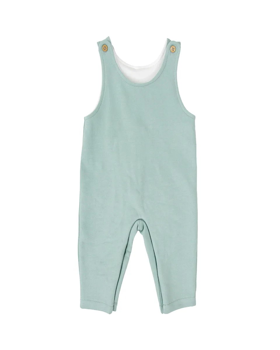 Детский комбинезон для мальчика с деревянными пуговицами BABIDÚ, зеленый
Детский комбинезон для мальчика с деревянными пуговицами BABIDÚ, зеленый