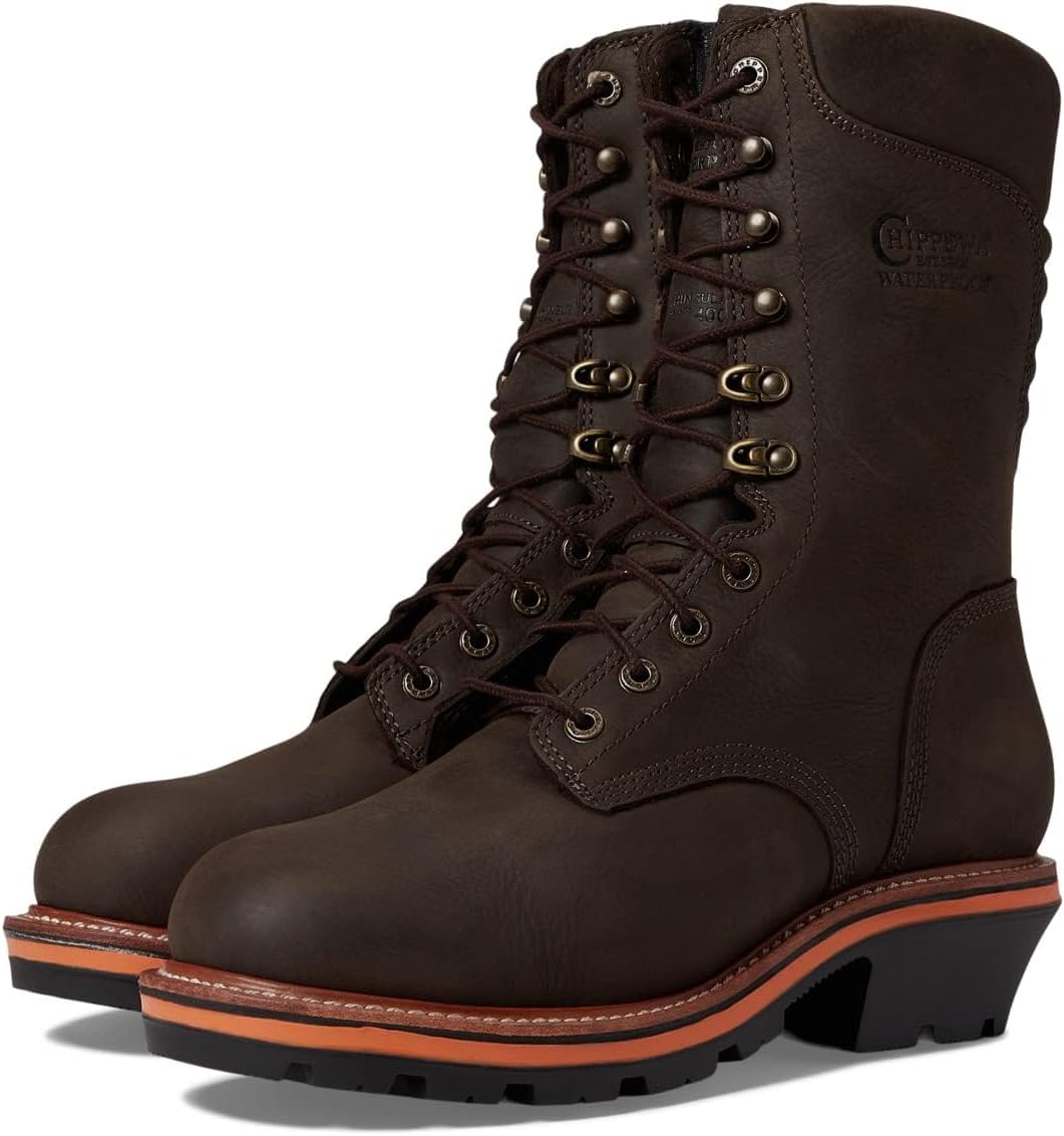 Мужские водонепроницаемые утепленные сапоги Chippewa Thunderstruck 10, стиль лесоруба, коричневая кожа, противоскользящие и маслостойкие, с сертификацией EH
Мужские водонепроницаемые утепленные сапоги Chippewa Thunderstruck 10, стиль лесоруба, коричневая кожа, противоскользящие и маслостойкие, с сертификацией EH