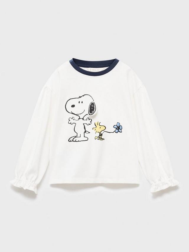 Детская хлопковая футболка с длинным рукавом Snoopy Mango, Natural White
Детская хлопковая футболка с длинным рукавом Snoopy Mango, Natural White
