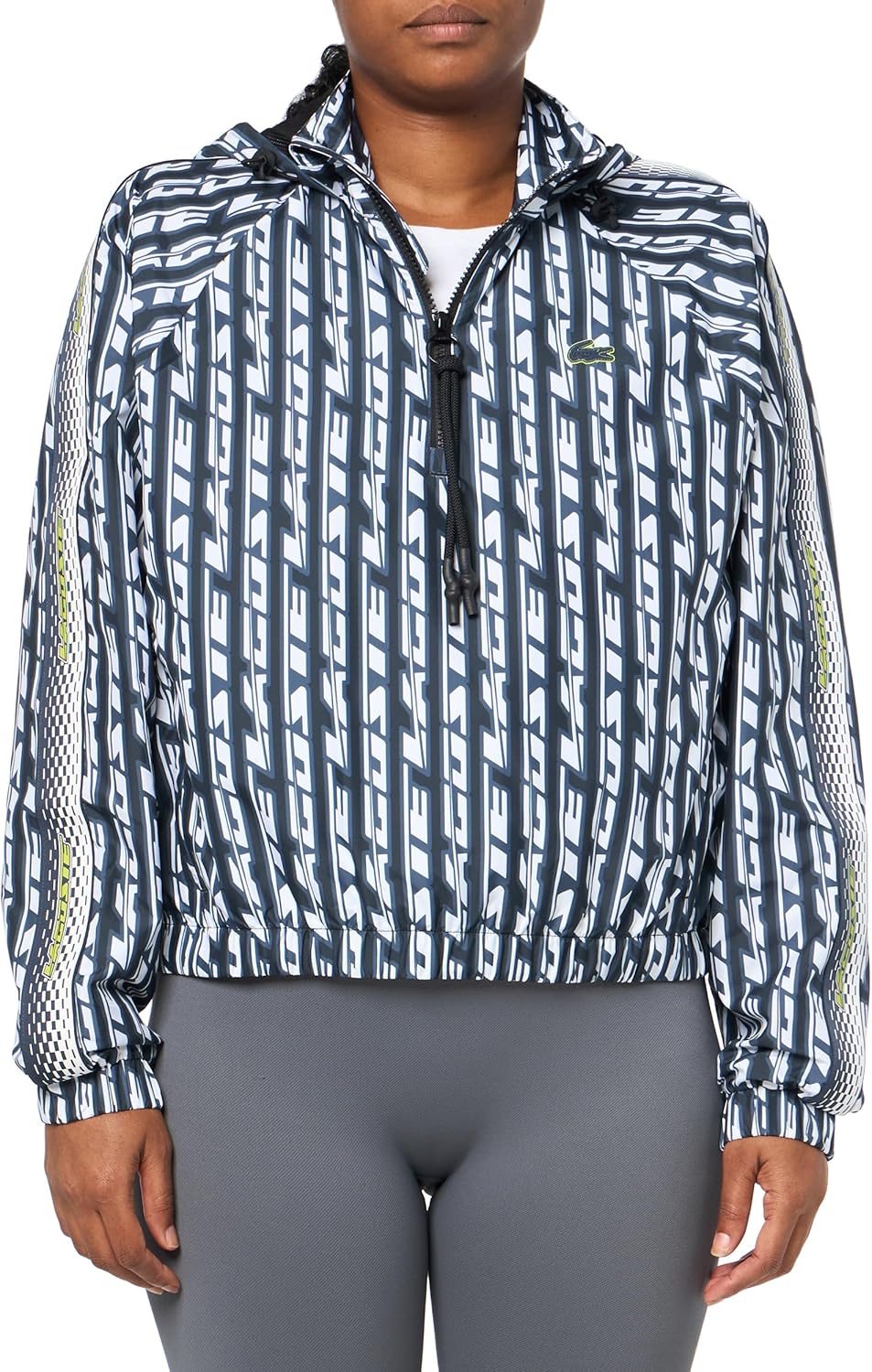 Женская оверсайз худи-куртка Lacoste, Black/Blue Night/White
Женская оверсайз худи-куртка Lacoste, Black/Blue Night/White