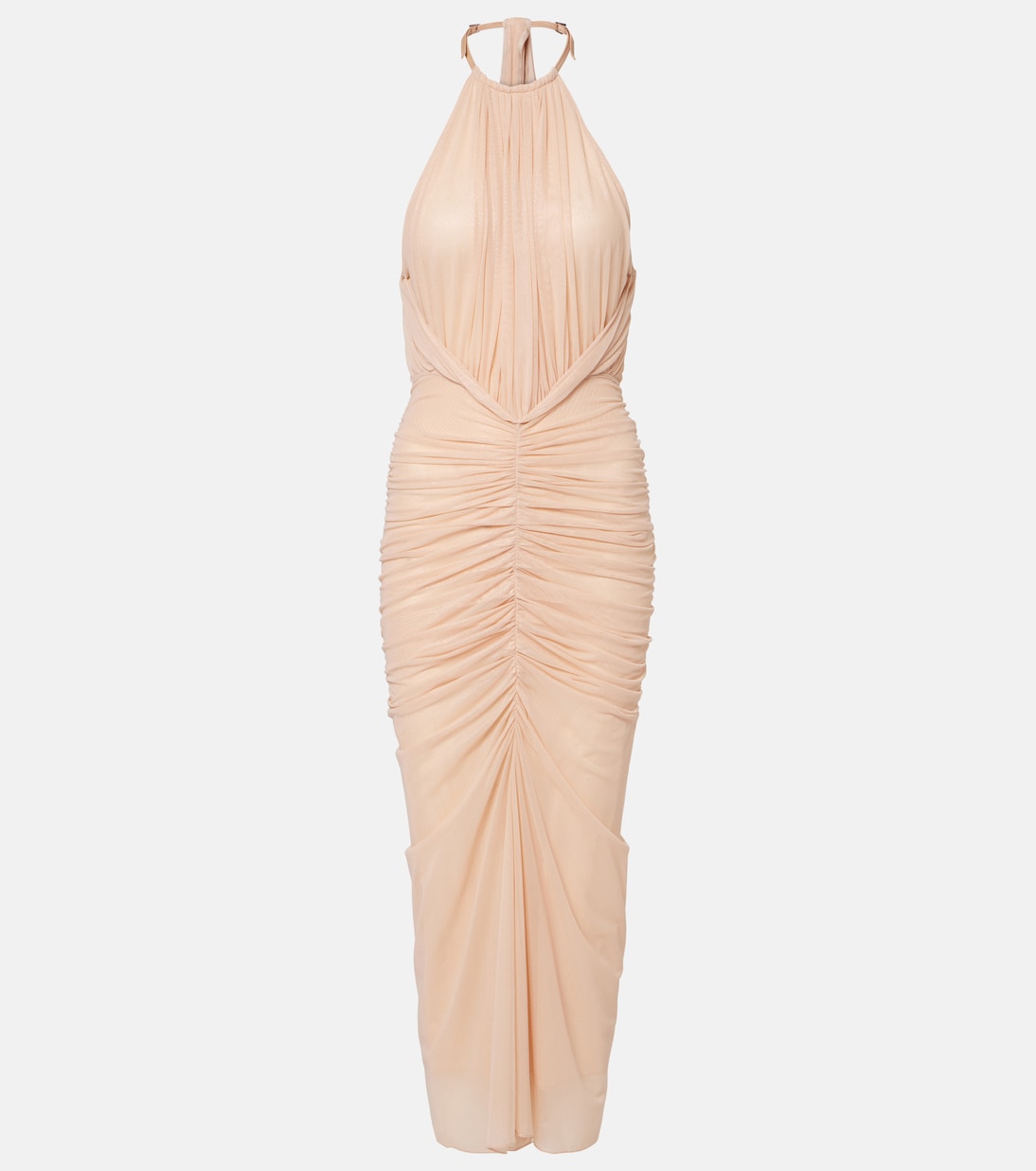 Платье с рюшами Mugler, Metallic Beige
Платье с рюшами Mugler, Metallic Beige