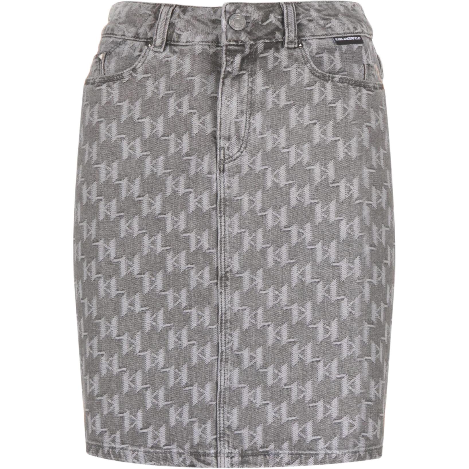 Юбка джинсовая с монограммой KARL LAGERFELD / Karl Lagerfeld Jeans, серая
Юбка джинсовая с монограммой KARL LAGERFELD / Karl Lagerfeld Jeans, серая