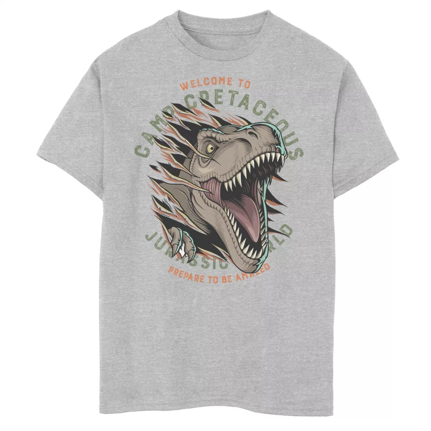 Футболка Jurassic World: Camp Melaceous Welcome для мальчиков 8–20 лет с рисунком тираннозавра Jurassic World
Футболка Jurassic World: Camp Melaceous Welcome для мальчиков 8–20 лет с рисунком тираннозавра Jurassic World
