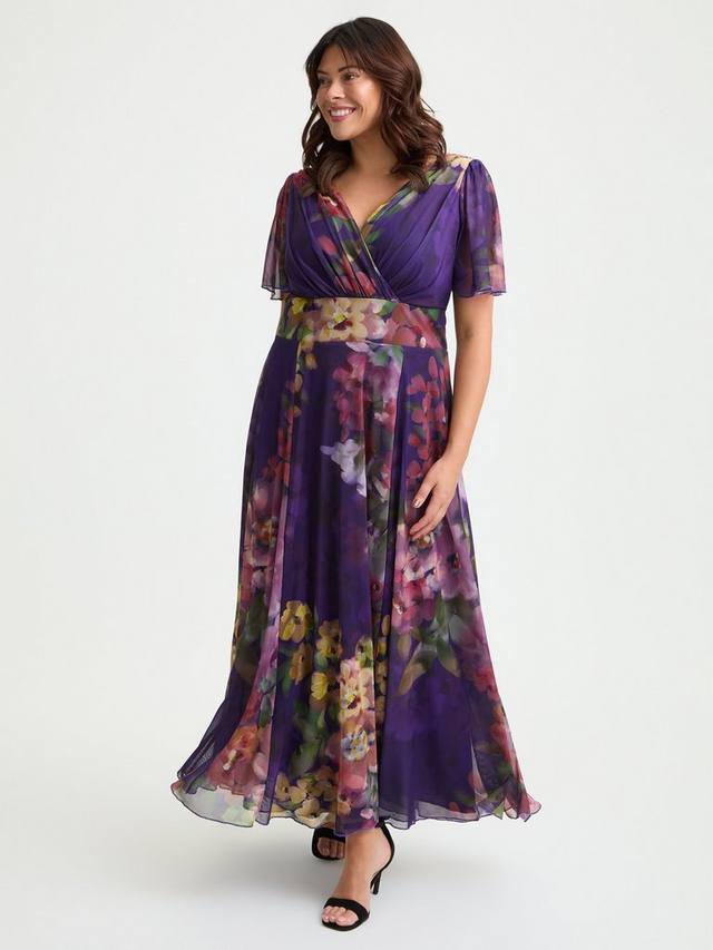 Платье макси Isabelle с тропическим цветочным принтом и рукавами-фонариками Scarlett & Jo, Purple/Multi
Платье макси Isabelle с тропическим цветочным принтом и рукавами-фонариками Scarlett & Jo, Purple/Multi