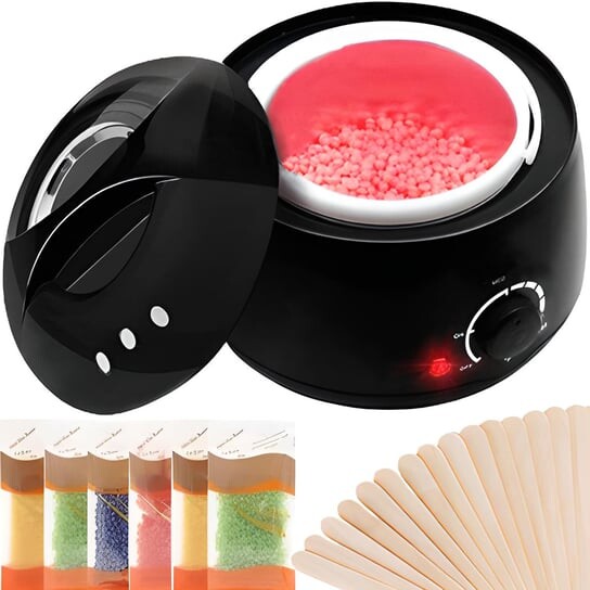 Нагреватель воска + твердый воск 600 г + 100 палочек Retoo
Нагреватель воска + твердый воск 600 г + 100 палочек Retoo