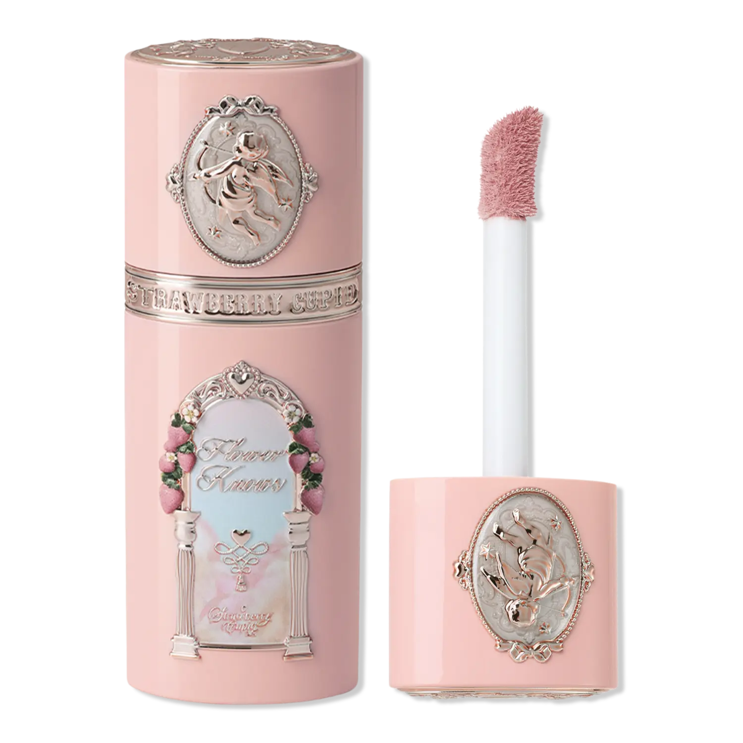 Жидкие румяна из коллекции Клубничный Купидон Flower Knows, 02 Coastal Rose (warm dusty rose)
Жидкие румяна из коллекции Клубничный Купидон Flower Knows, 02 Coastal Rose (warm dusty rose)