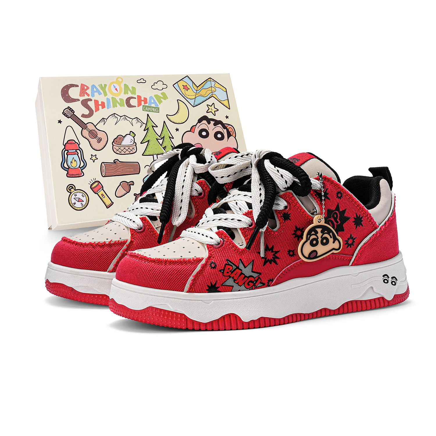 Crayon Shinchan Лёгкие дышащие низкие скейтерские кроссовки для увеличения роста унисекс Lucky Red Canvas Edition, цвет Lucky Red (Canvas Edition)
Crayon Shinchan Лёгкие дышащие низкие скейтерские кроссовки для увеличения роста унисекс Lucky Red Canvas Edition, цвет Lucky Red (Canvas Edition)