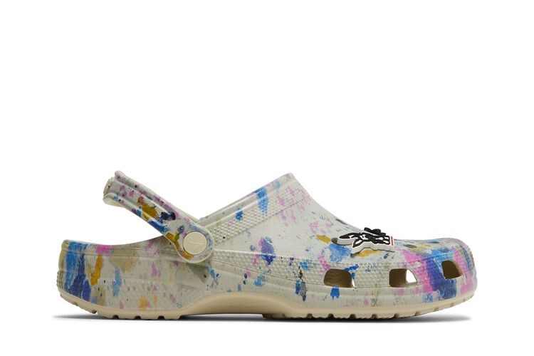 Кроссовки Crocs Awake NY x Classic Clog Paint Drip, белый 
Кроссовки Crocs Awake NY x Classic Clog Paint Drip, белый