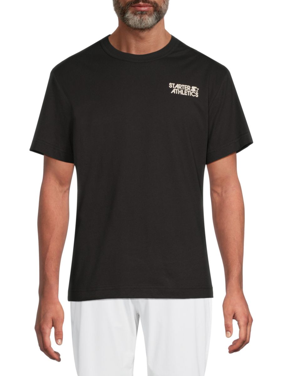 Футболка из хлопка с графическим принтом Starter, черный
Футболка из хлопка с графическим принтом Starter, черный