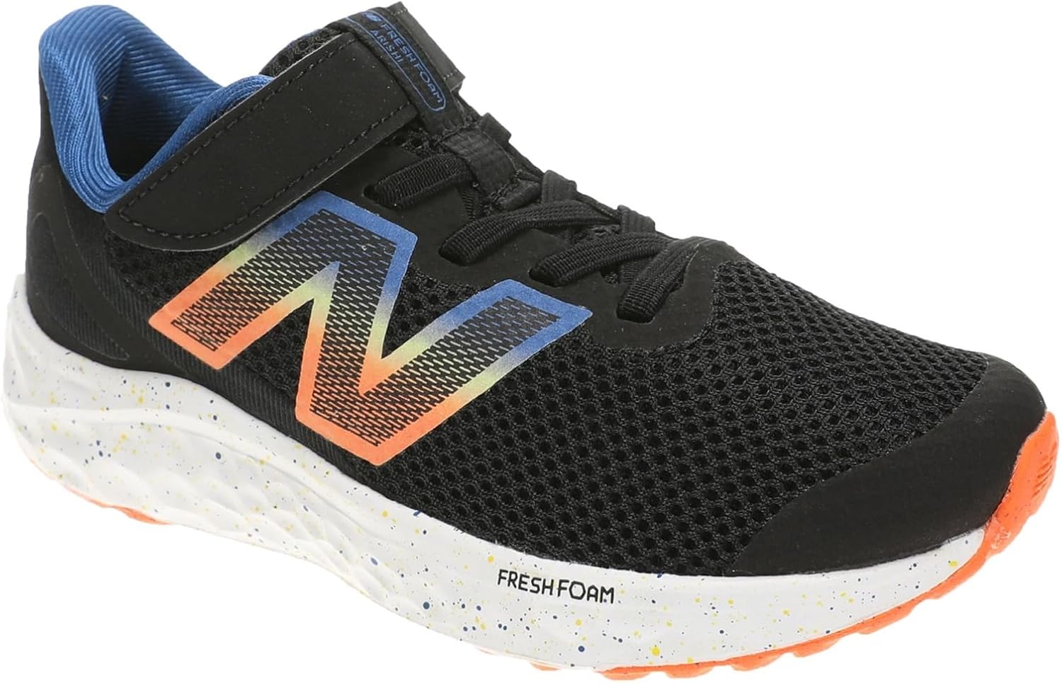 Кроссовки для бега New Balance Girls' Fresh Foam Arishi V4, черный/синий/оранжевый
Кроссовки для бега New Balance Girls' Fresh Foam Arishi V4, черный/синий/оранжевый
