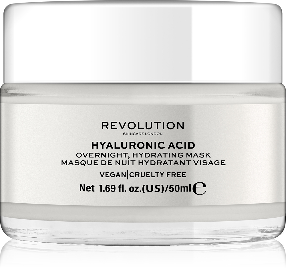 Ночная увлажняющая маска для лица с гиалуроновой кислотой Revolution Skincare, 50 мл
Ночная увлажняющая маска для лица с гиалуроновой кислотой Revolution Skincare, 50 мл