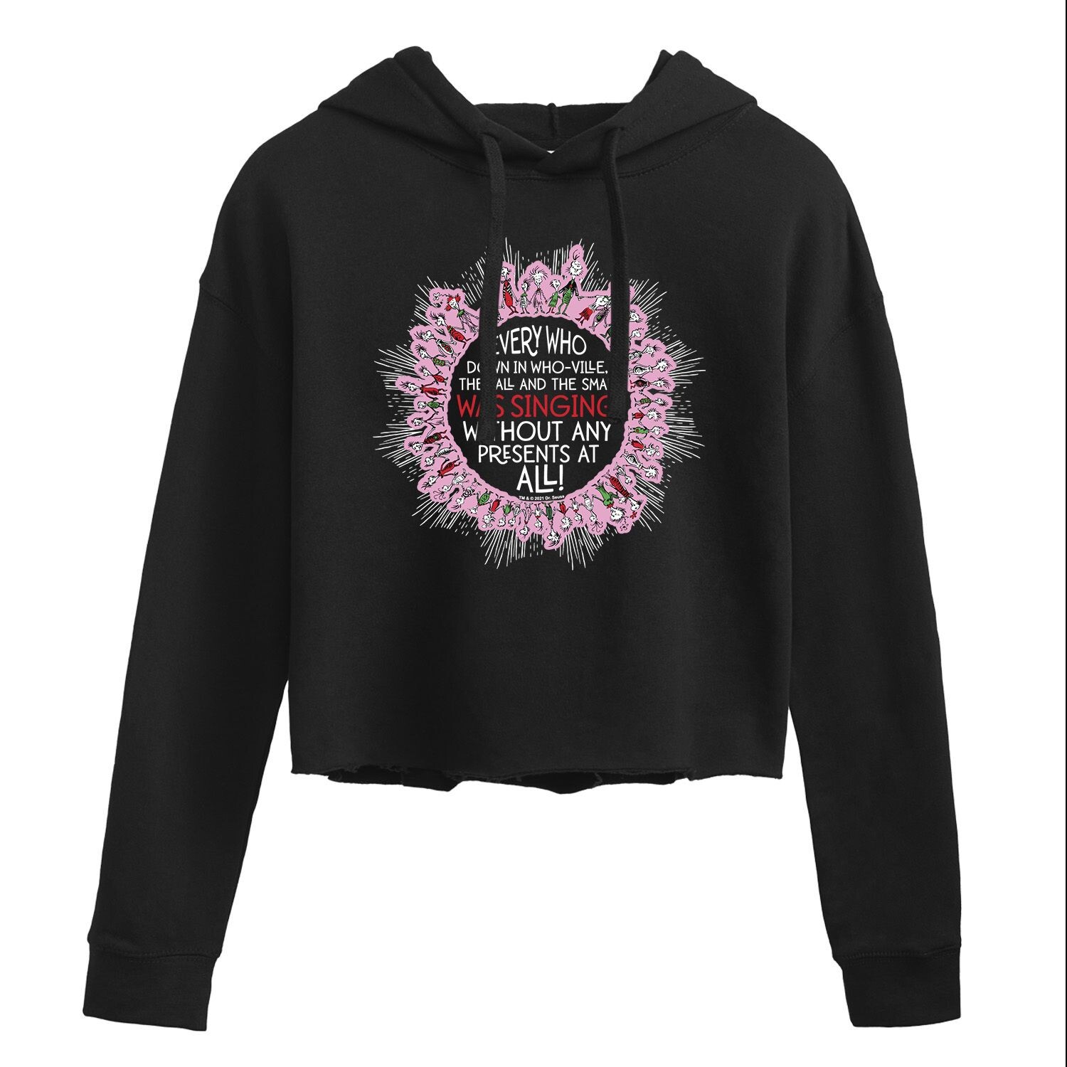 Укороченная толстовка с рисунком «Dr. Seuss's» Every Who In Who-Ville Licensed Character, черный
Укороченная толстовка с рисунком «Dr. Seuss's» Every Who In Who-Ville Licensed Character, черный