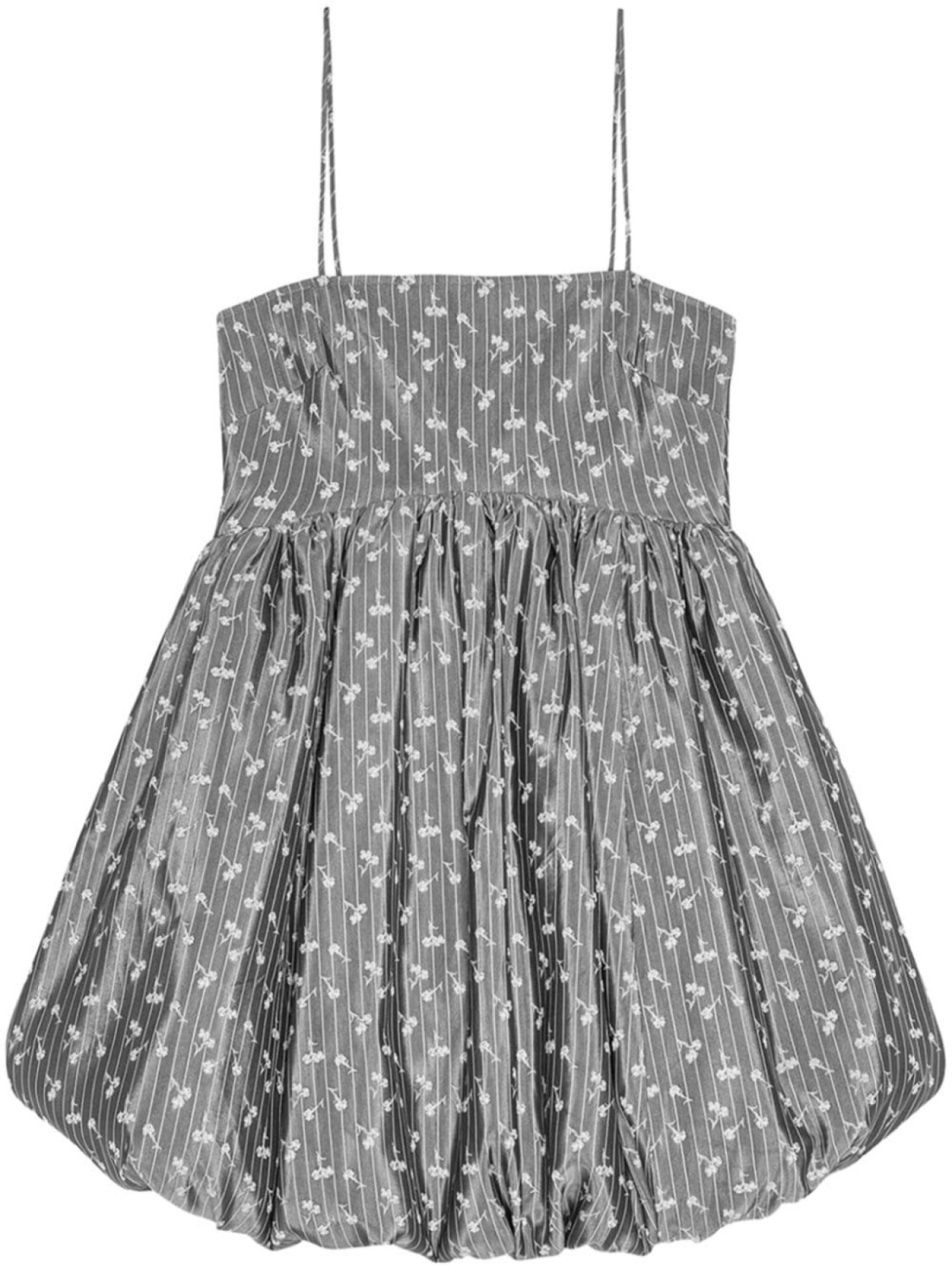 Жаккардовое платье мини GANNI, серый
Жаккардовое платье мини GANNI, серый