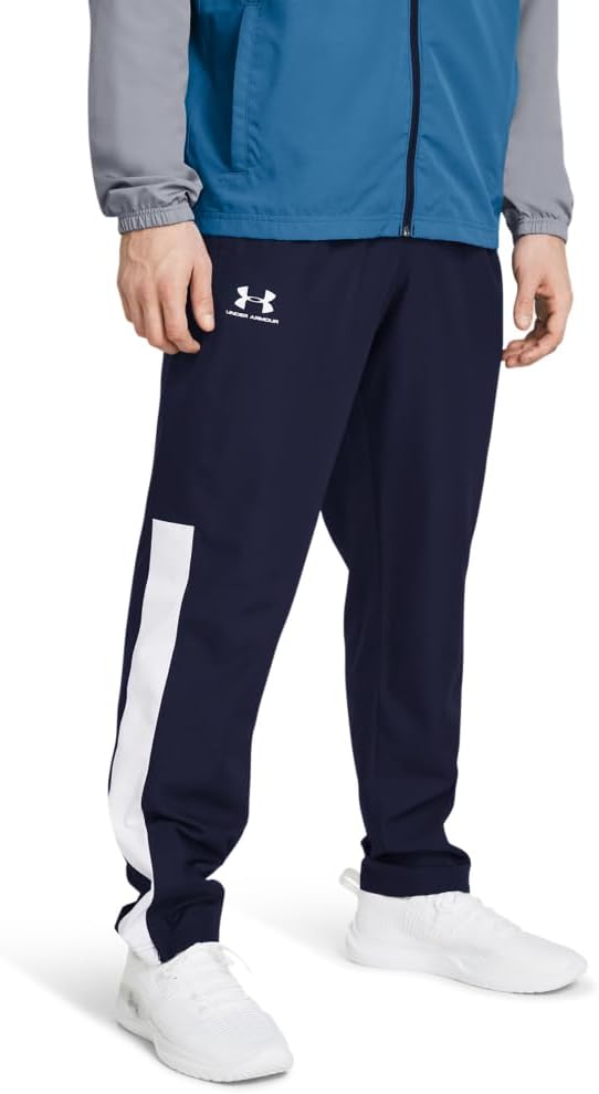 Under Armour мужские вязаные тренировочные брюки, (410) Midnight Navy/White/Midnight Navy
Under Armour мужские вязаные тренировочные брюки, (410) Midnight Navy/White/Midnight Navy