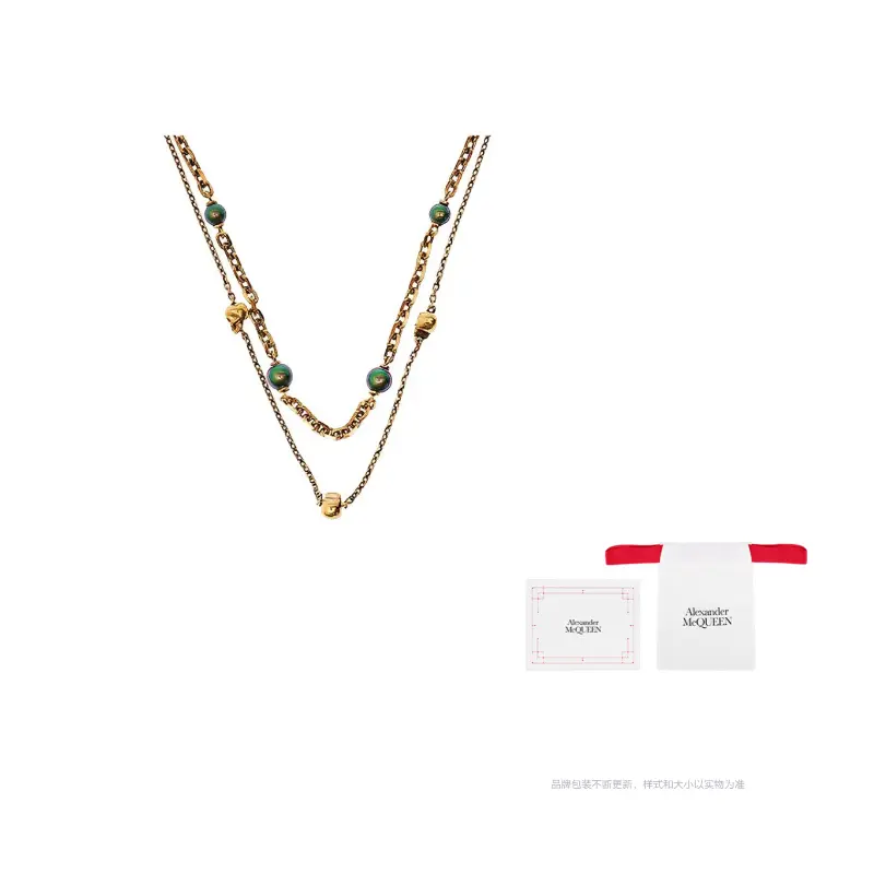 Многослойное ожерелье с черепом и жемчужным шармом Alexander McQueen
Многослойное ожерелье с черепом и жемчужным шармом Alexander McQueen