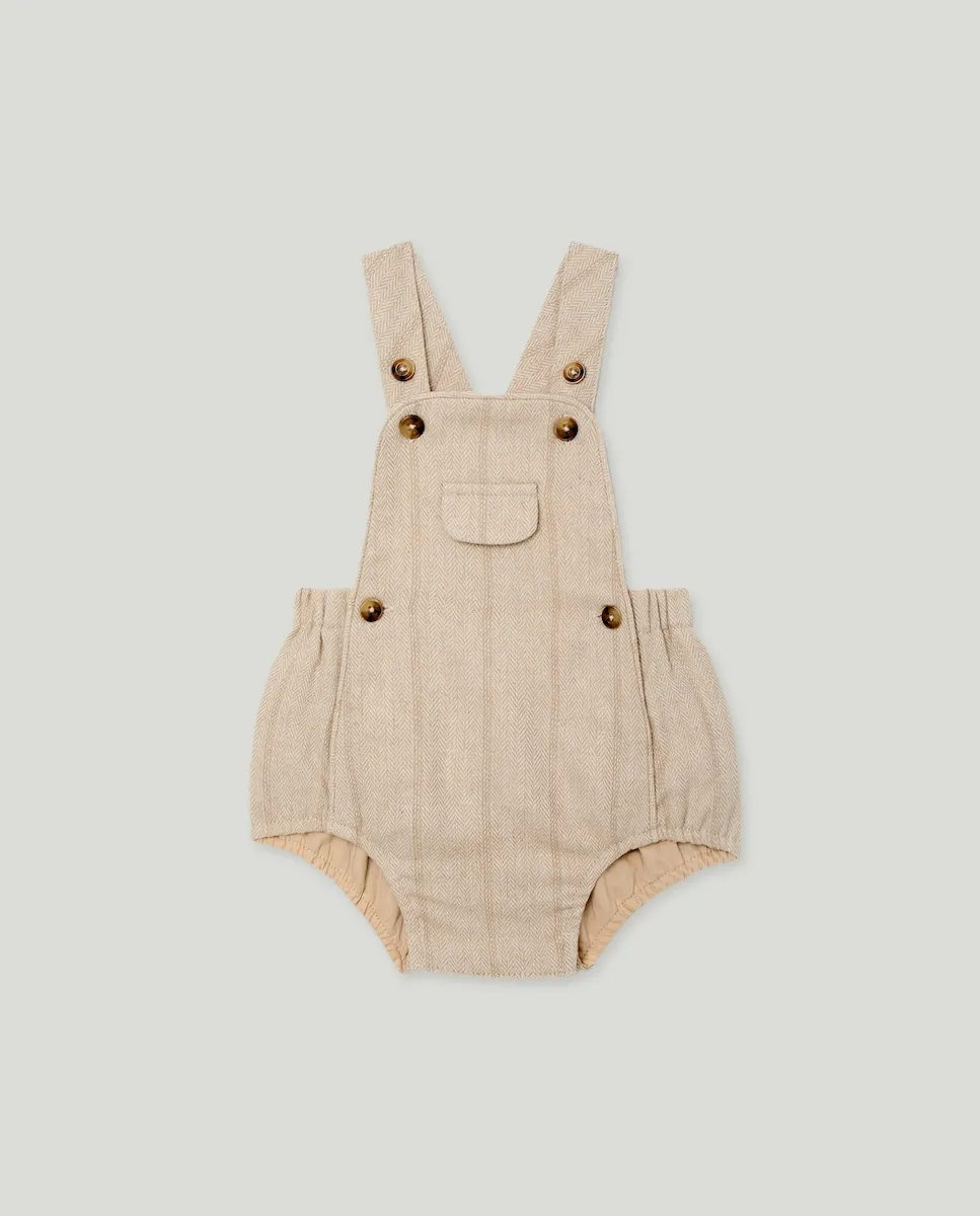 Детский комбинезон в клеточку с бретельками для мальчика Coconut El Corte Inglés, бежево-серый
Детский комбинезон в клеточку с бретельками для мальчика Coconut El Corte Inglés, бежево-серый