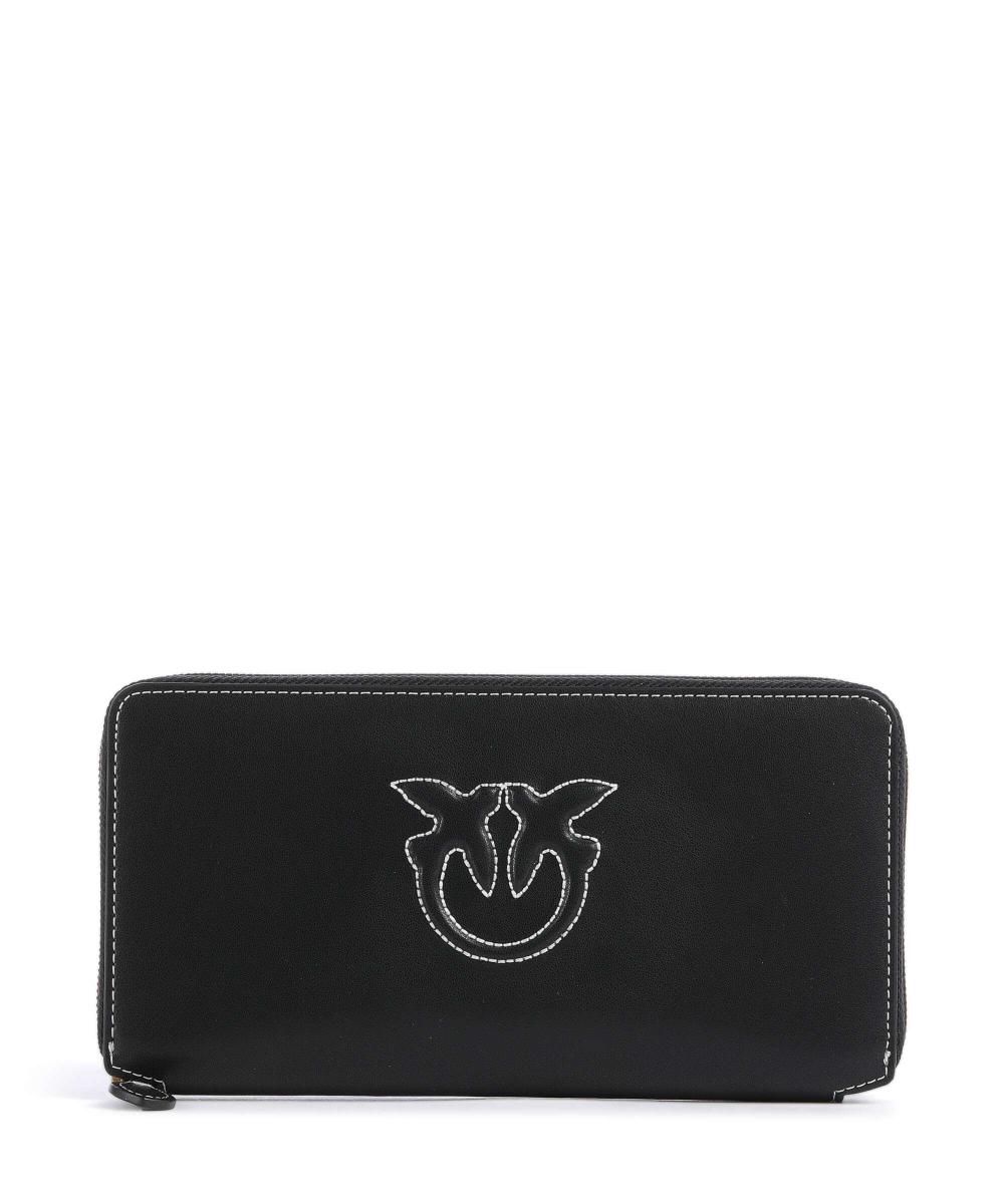 Кошелек Ryder из мелкозернистой коровьей кожи Pinko, черный
Кошелек Ryder из мелкозернистой коровьей кожи Pinko, черный