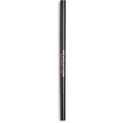 Карандаш для бровей Precision Brow Pencil, двусторонний карандаш для бровей и кисточка для бровей, тонкий кончик, средний коричневый цвет, 9 г, Makeup Revolution 
Карандаш для бровей Precision Brow Pencil, двусторонний карандаш для бровей и кисточка для бровей, тонкий кончик, средний коричневый цвет, 9 г, Makeup Revolution