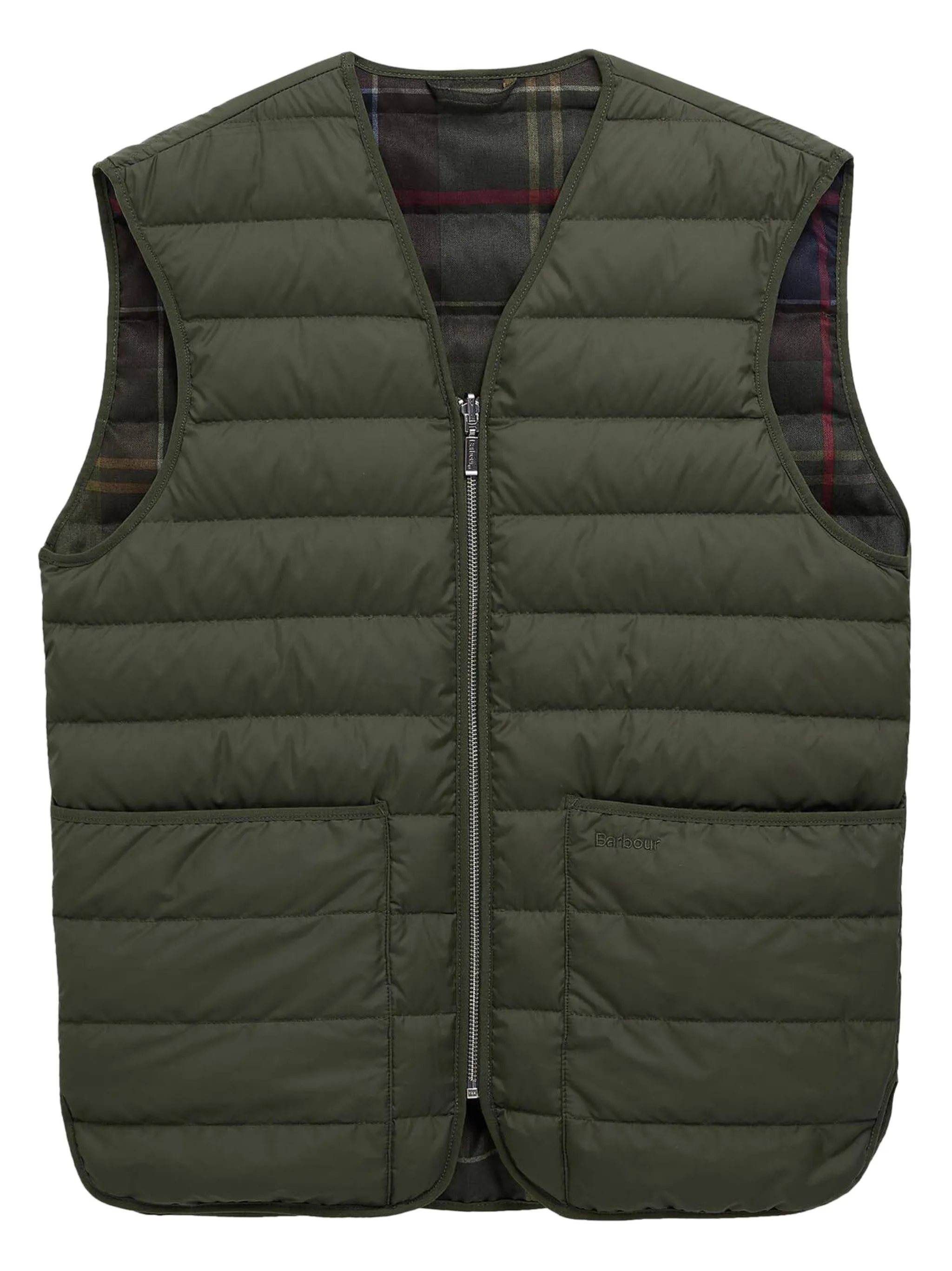 Стеганая куртка на молнии Barbour, зеленый
Стеганая куртка на молнии Barbour, зеленый