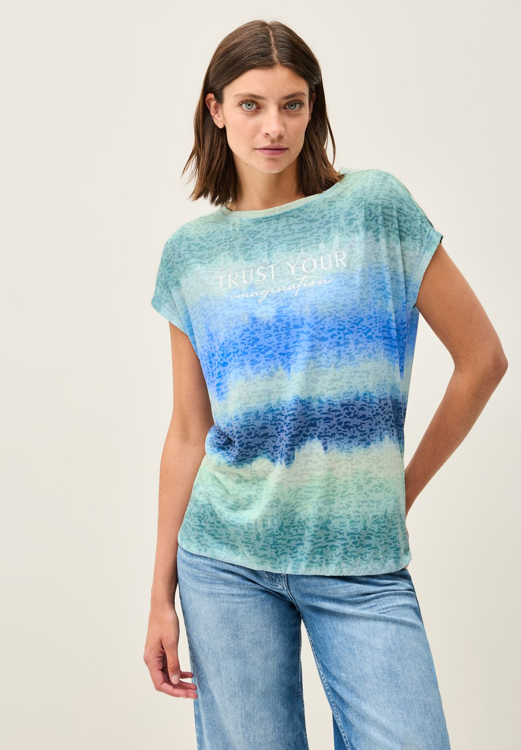 Футболка с принтом IN AUSBRENNER-OPTIK Cecil, синий
Футболка с принтом IN AUSBRENNER-OPTIK Cecil, синий