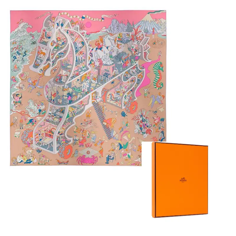 HERMES Шёлковый шарф Multicolor, Multicolor
HERMES Шёлковый шарф Multicolor, Multicolor