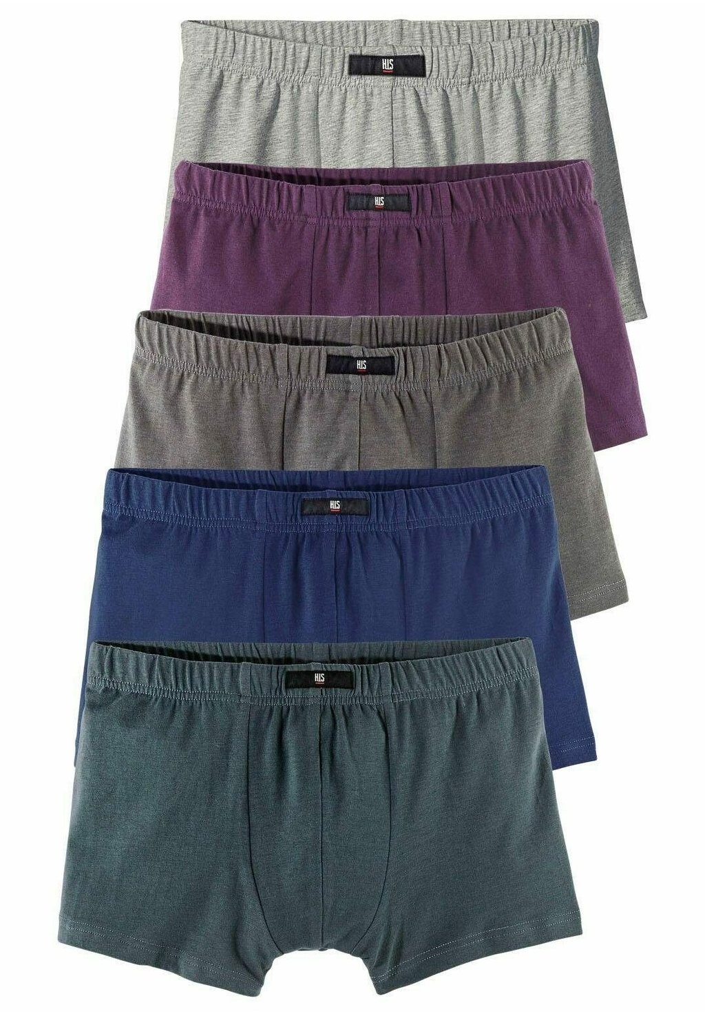 Трусики 5 PACK H.I.S, цвет petrol/grau/meliert/blau/aubergine/grau
Трусики 5 PACK H.I.S, цвет petrol/grau/meliert/blau/aubergine/grau