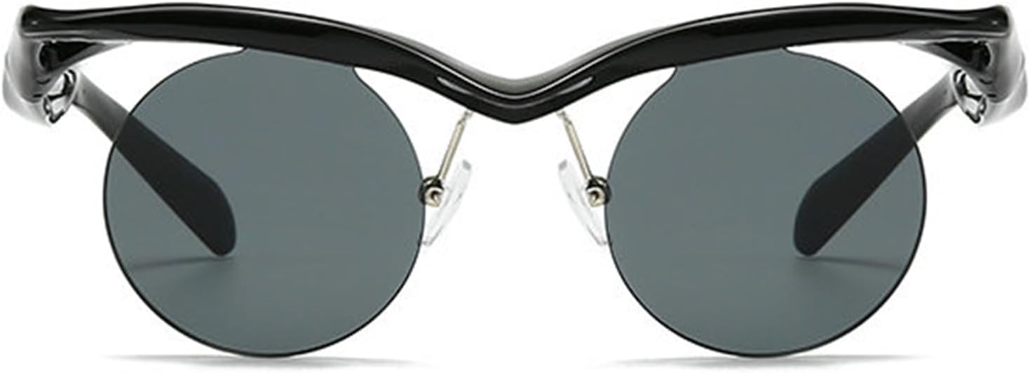 Солнцезащитные очки Willochra в маленькой круглой оправе в стиле панк для женщин и мужчин, роскошные винтажные солнцезащитные очки без оправы для женщин, защита от УФ-излучения UV400, C1
Солнцезащитные очки Willochra в маленькой круглой оправе в стиле панк для женщин и мужчин, роскошные винтажные солнцезащитные очки без оправы для женщин, защита от УФ-излучения UV400, C1