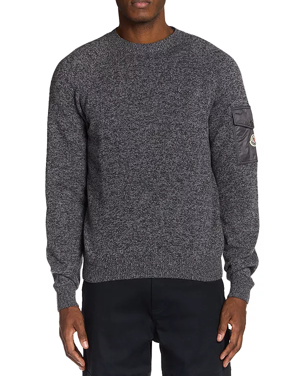 Шерстяной кашемировый свитер с карманами Moncler, серый
Шерстяной кашемировый свитер с карманами Moncler, серый