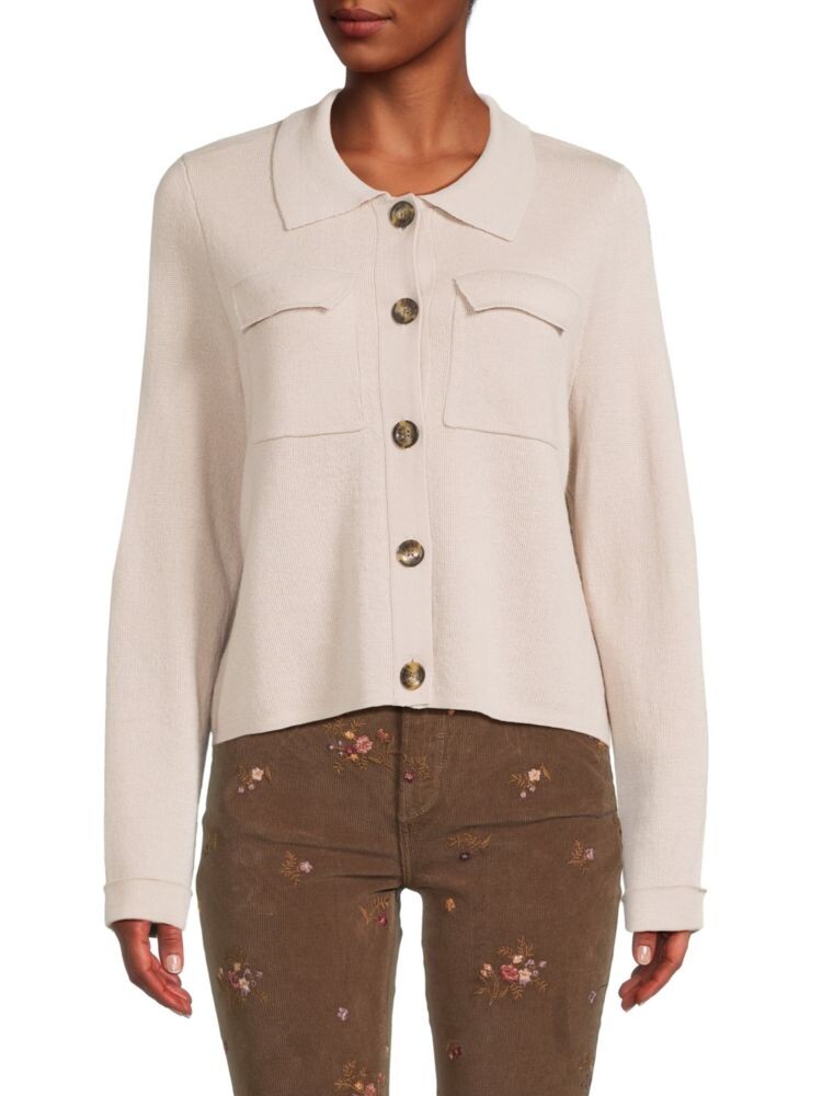 Кардиган из смесовой мериносовой шерсти с воротником Saks Fifth Avenue, цвет Sand
Кардиган из смесовой мериносовой шерсти с воротником Saks Fifth Avenue, цвет Sand