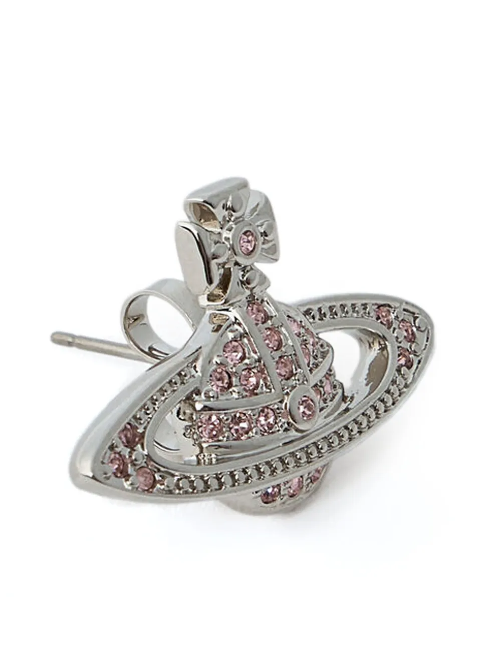 Серьги с барельефом в виде шара Vivienne Westwood, серебяный 
Серьги с барельефом в виде шара Vivienne Westwood, серебяный