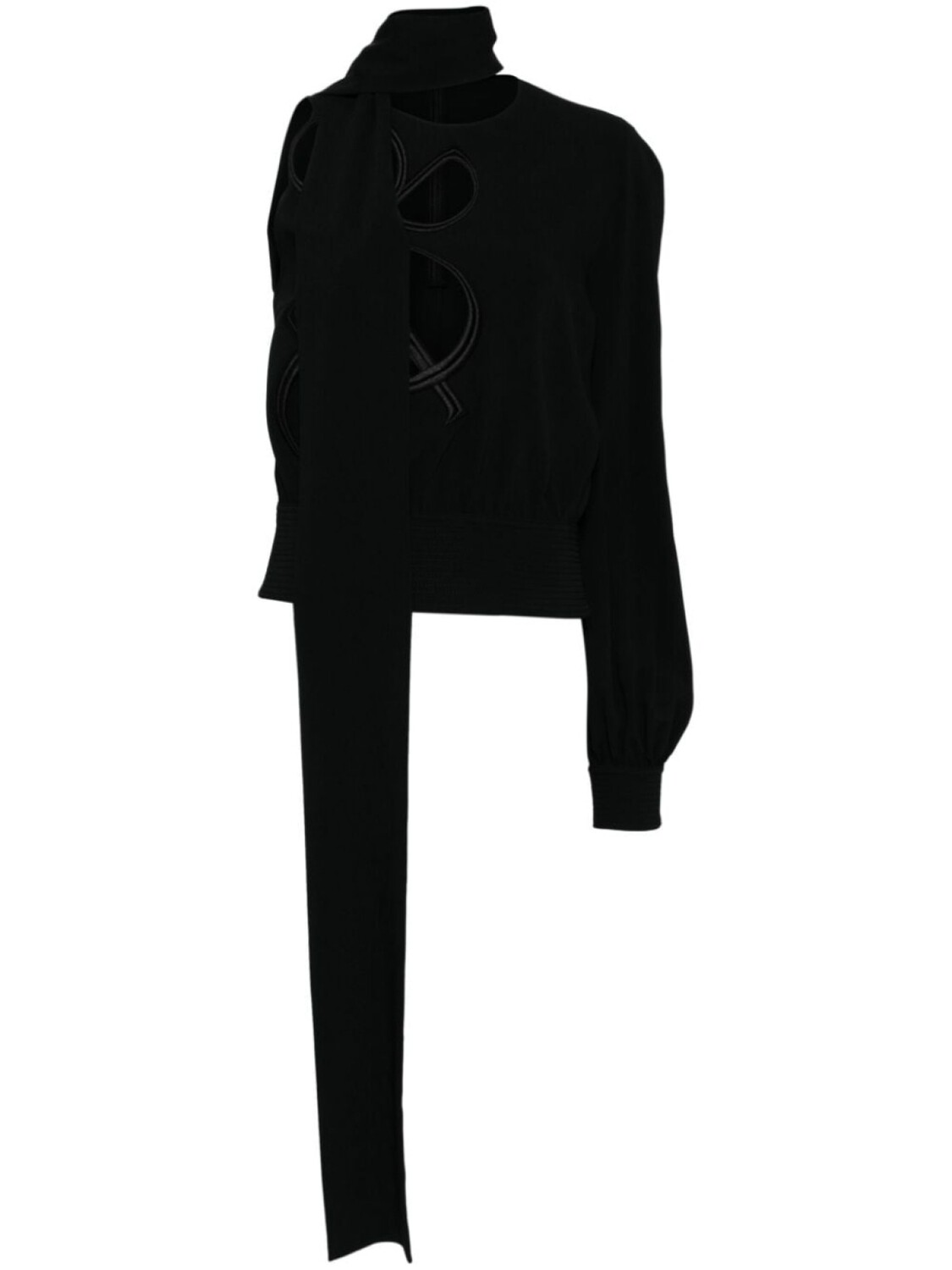 Elie Saab блузка с вырезами и вышивкой, черный
Elie Saab блузка с вырезами и вышивкой, черный