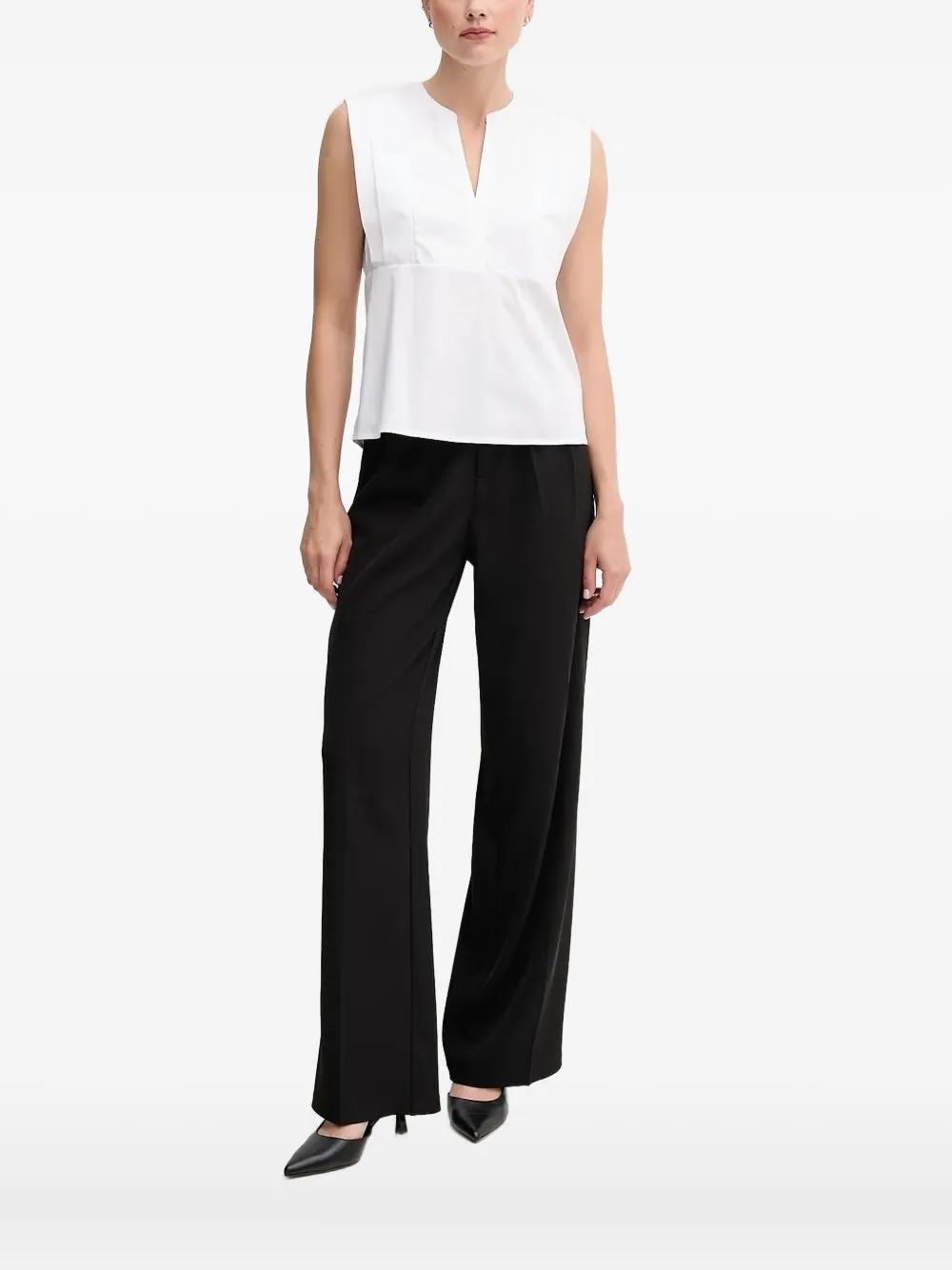 Блузка без рукавов с V-образным вырезом Joop!, белый
Блузка без рукавов с V-образным вырезом Joop!, белый