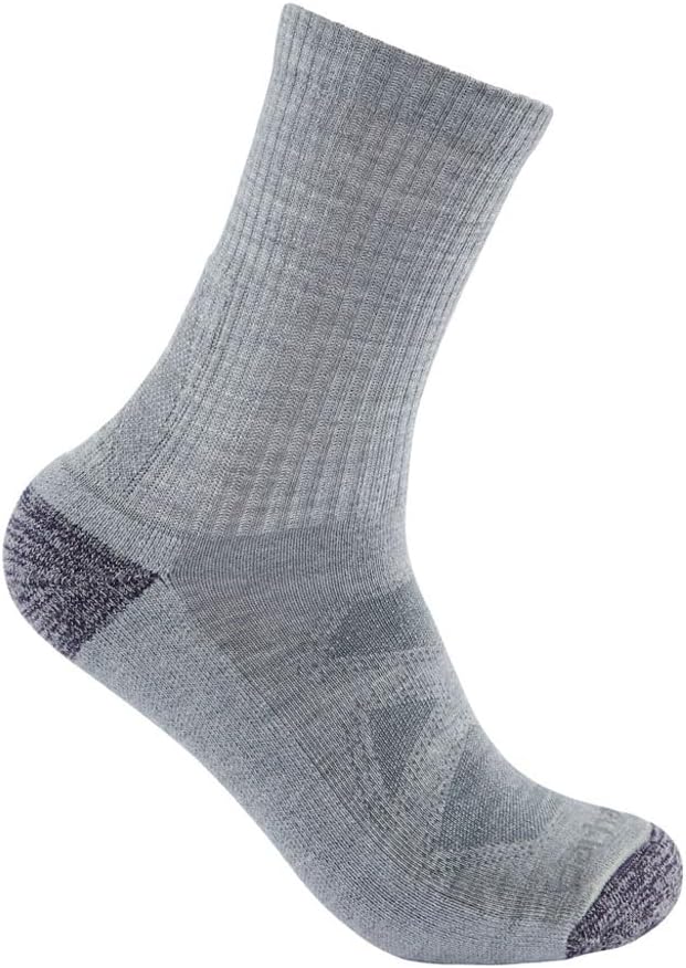Carhartt womens Женские носки Midweight Merino Wool Blend Short Crew, Asphalt Heather
Carhartt womens Женские носки Midweight Merino Wool Blend Short Crew, Asphalt Heather