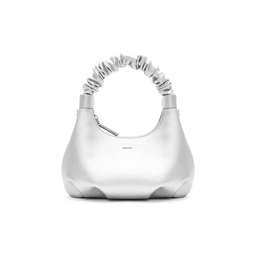 MUVA Кожаная премиальная маленькая сумка через плечо, Lunar Rock Silver
MUVA Кожаная премиальная маленькая сумка через плечо, Lunar Rock Silver