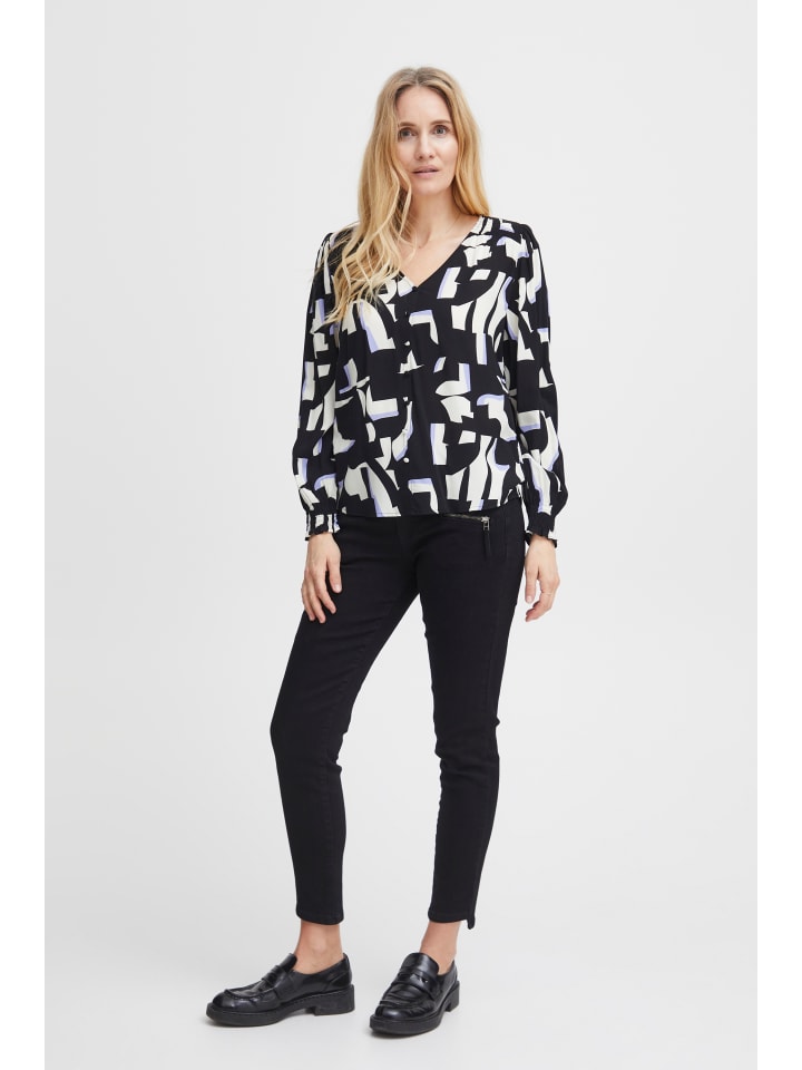 Fransa Блузка FRFlowy regular fit in Black graphic
Fransa Блузка FRFlowy regular fit in Black graphic