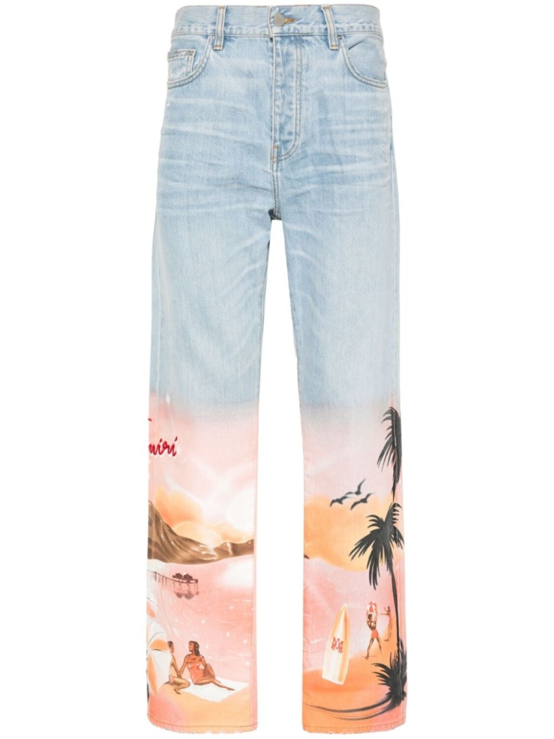 AMIRI джинсы с вышитым логотипом, синий
AMIRI джинсы с вышитым логотипом, синий