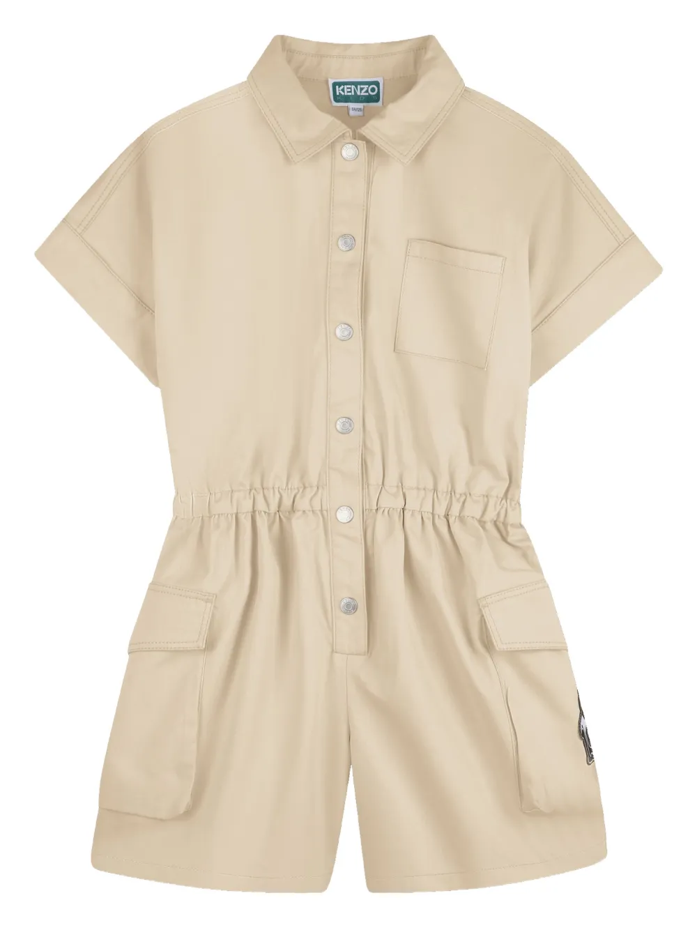 Ромпер с карманами Kenzo Kids, бежевый
Ромпер с карманами Kenzo Kids, бежевый