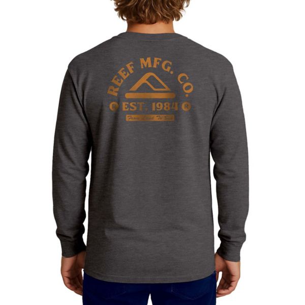 Мужская футболка с длинным рукавом и принтом в стиле хакер Reef, серый 
Мужская футболка с длинным рукавом и принтом в стиле хакер Reef, серый