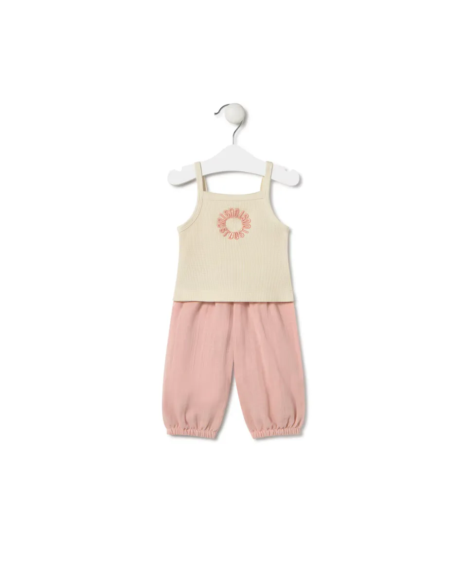 Набор для малышей из 2 предметов, окрашенная комбинированная ткань Tous, цвет Rosa
Набор для малышей из 2 предметов, окрашенная комбинированная ткань Tous, цвет Rosa