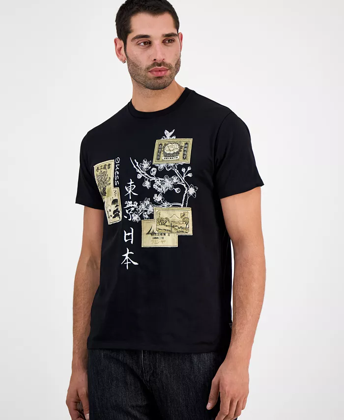 Мужская футболка с коротким рукавом и принтом Japanese Stamps GUESS, черный
Мужская футболка с коротким рукавом и принтом Japanese Stamps GUESS, черный